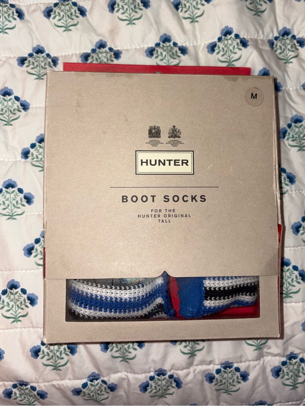 New Hunter Boot Socks Size Medium In Box